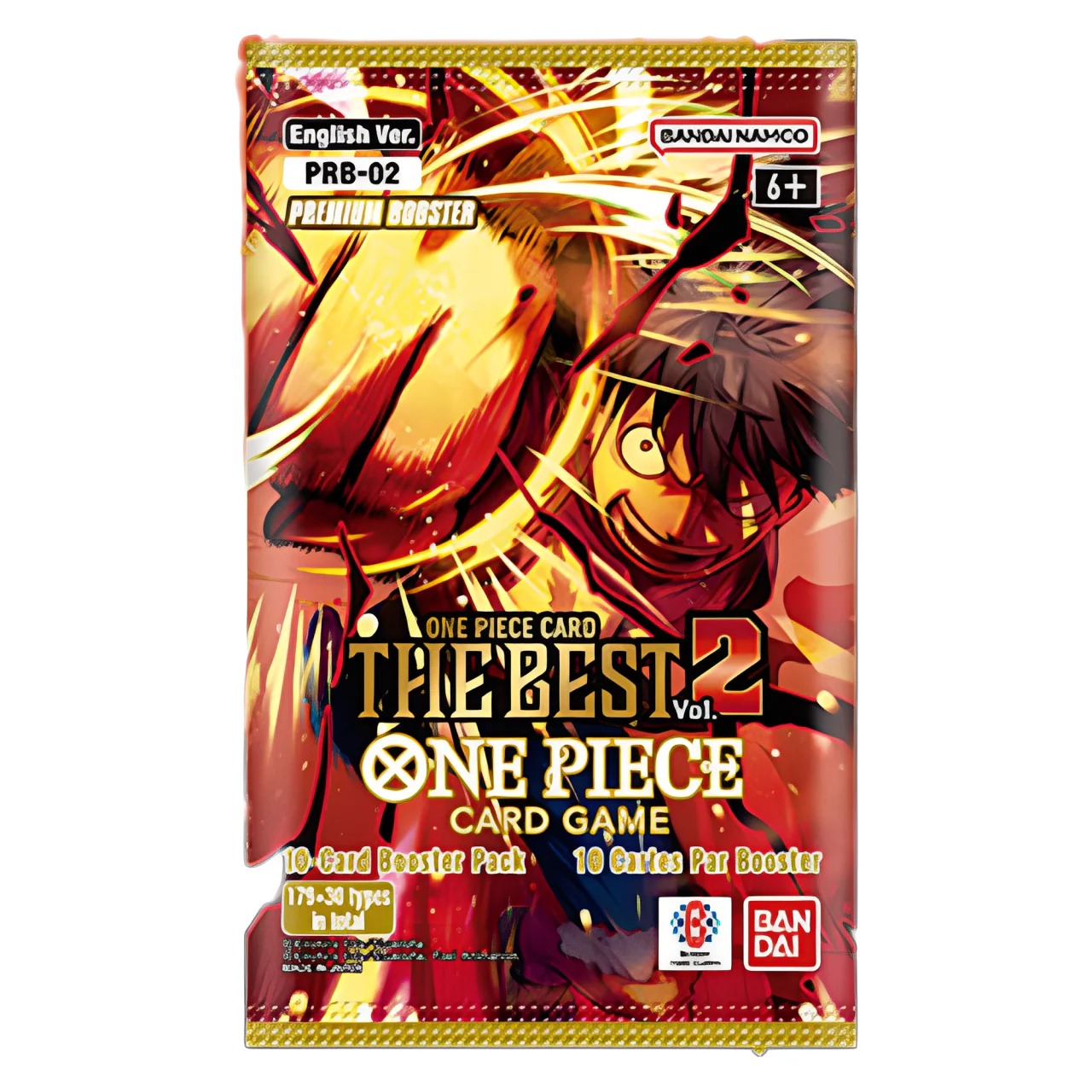 One Piece (PRB 02) Premium Booster Pack (10 Kort)